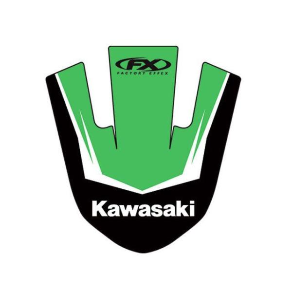 ファクトリーFX KX85/100 カワサキ フロントフェンダーデカール FACTORY EFFEX