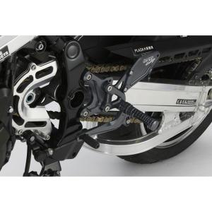 正規品／オーバーレーシング Z900RS Z900RSカフェ バックステップ 4ポジション（ガンメタ） OVER RACING バイク｜camp