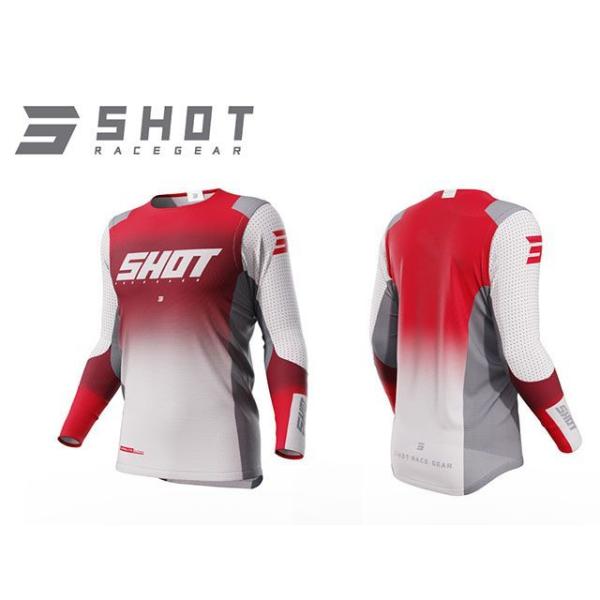 正規品／SHOT RACE GEAR ジャージ ULTIMA（レッド） サイズ：L SHOT RAC...