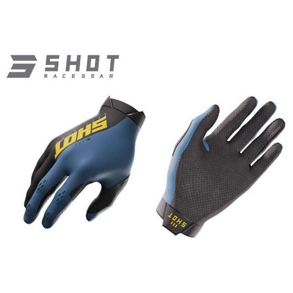 正規品／SHOT RACE GEAR グローブ LITE（ブルー） サイズ：XL SHOT RACE...