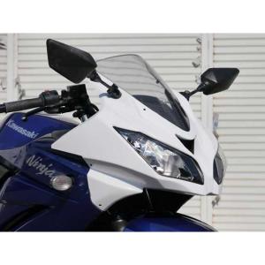 正規品／才谷屋ファクトリー ニンジャ250R 「ZX-6Rレプリカ」アッパーカウル/ストリート 仕様：白ゲル Saitaniya Factory バ…｜camp