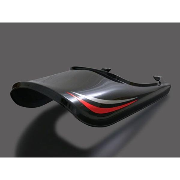 アーキ Z900RS/CAFE ロングテールカウル カラー メタリックディアブロブラック×シルバー・...