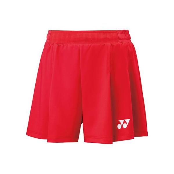 正規品／ヨネックス 25075 ウィメンズショートパンツ（ルビーレッド） サイズ：L YONEX キ...