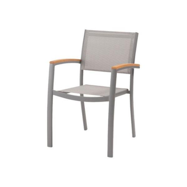 【メーカー直送】東谷 ODS-71GY オリー チェア（グレー） Azumaya