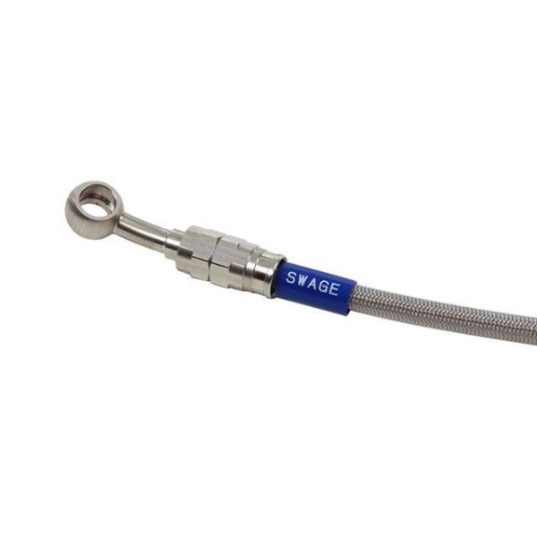 スウェッジラインプロ Ninja ZX-25R フロントホースキット（ステンレス） ホースカラー ク...