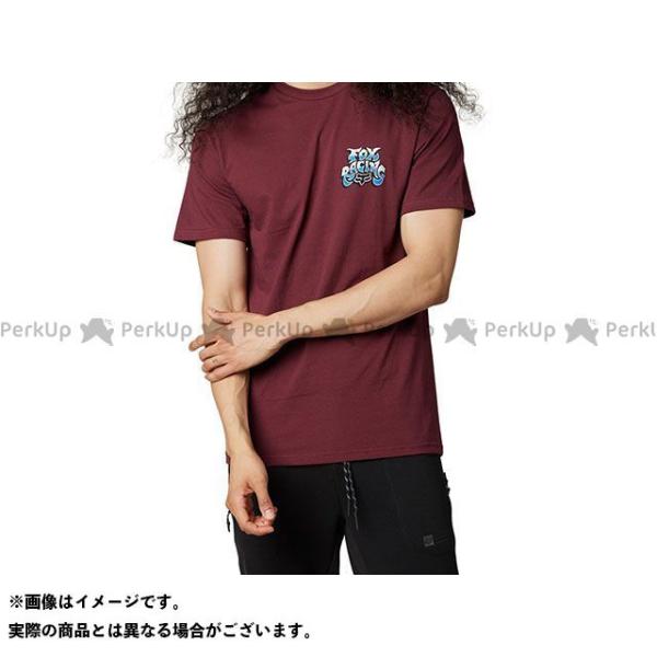 正規品／フォックス コーレル プレミアムTシャツ（ダークマルーン） サイズ：L FOX バイク