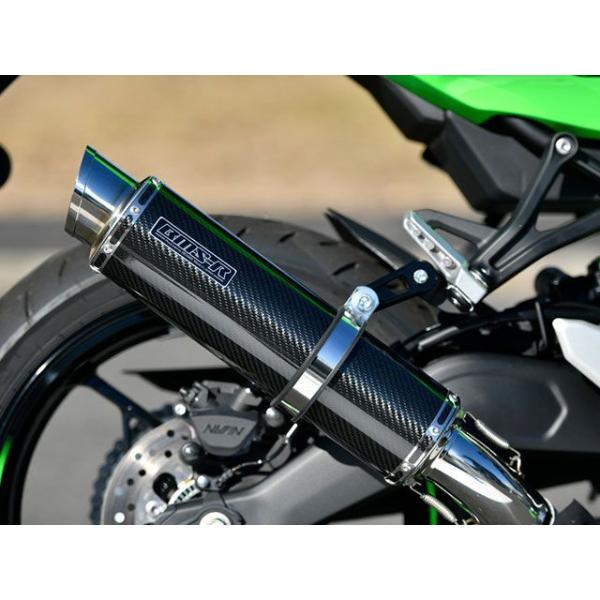 BMS ZX-4RR/ZX-4R SE R-EVO2 スリップオン カーボンサイレンサー 政府認証 ...