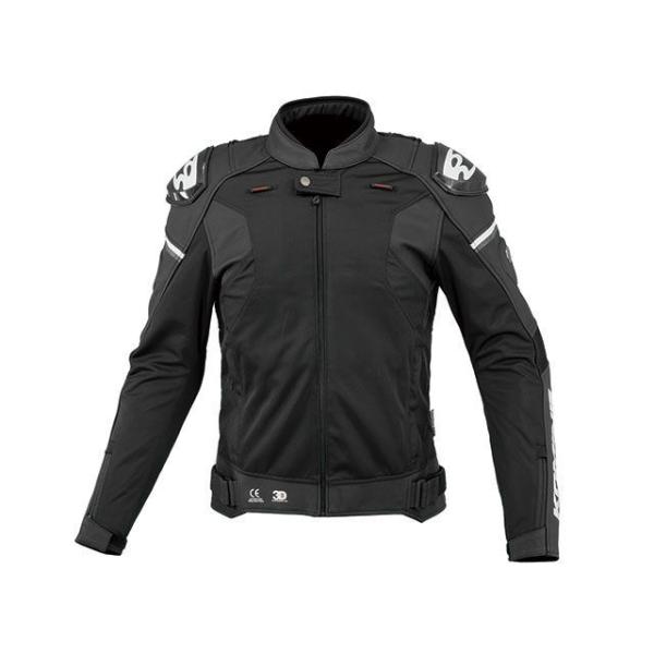 コミネ 2024春夏モデル JK-167 レザーメッシュRスペックジャケット（ブラック） サイズ 3...