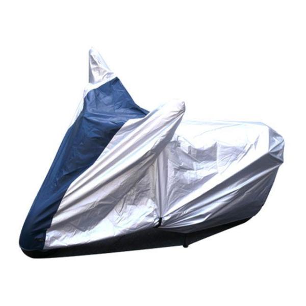 エマーソン バイクカバーエコノミータイプ LLサイズ（シルバー＆ブルー） EMERSON