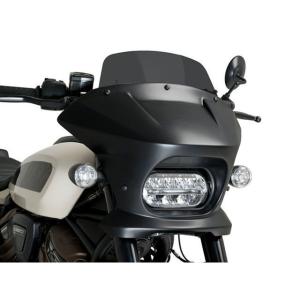 正規品／プーチ RH1250S スポーツスターS セミフェアリングFURY（TOURING）/（ダークスモーク/マットブラック） Puig バイク｜camp