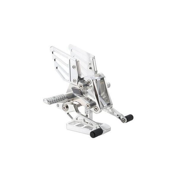 アールズギア Hayabusa ライディングステップ（クリアシルバー） R’s GEAR