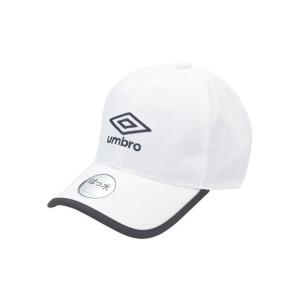 正規品／アンブロ UUAXJC04 撥水メッシュキャップ（ホワイト） サイズ：F umbro キャンプ｜camp