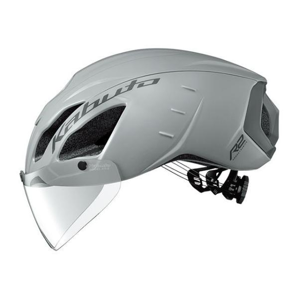 オージーケーカブト（自転車） ヘルメット AERO-R2（グレー） サイズ XS／S（54-56cm...