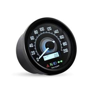 デイトナバイク スピードメーター 電気式 インジケーター付き電圧計 VELONA DAYTONA（デイトナ） 48139 Daytona VELONA(ヴェローナ) 電気式