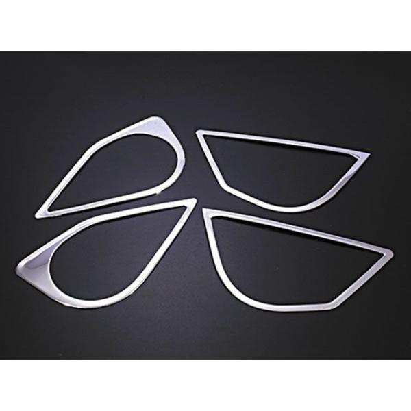 LANBO スピーカーリング 4ピースセット C-HR ZYX10/NGX50（クロームメッキ） L...