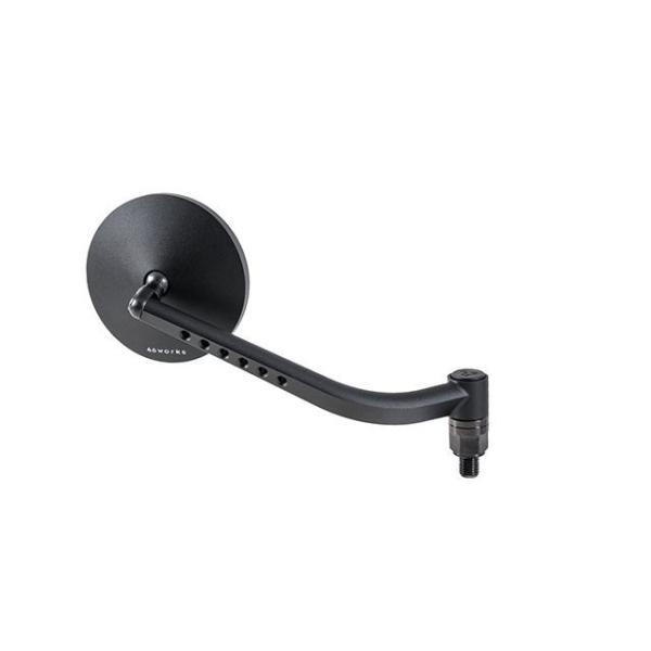 タナックス ネジ径10mm用 46ミラー2R（ブラック） TANAX