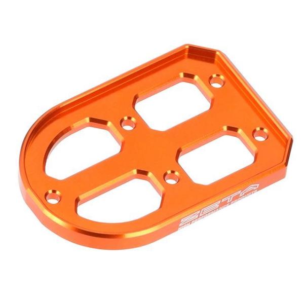 ジータ CL250 アドベンチャーフットペグ（オレンジ） ZETA