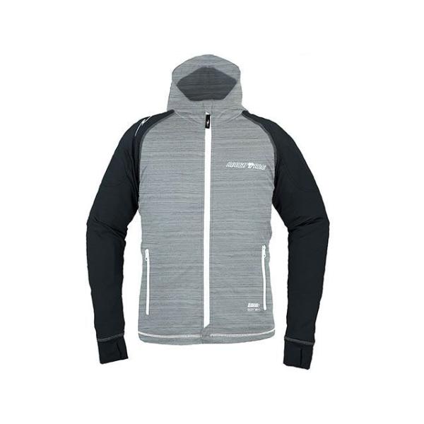 ラフ＆ロード アーマーフーディ（ヘアライングレー×ブラック） サイズ S Rough&amp;Road