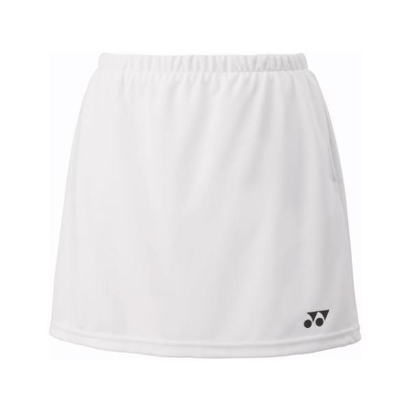 ヨネックス 26170 ウィメンズスカート/インナースパッツ付（ホワイト） サイズ SS YONEX