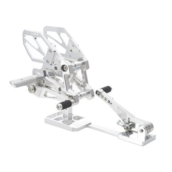 アールズギア CB650R CBR650R ライディングステップ（クリアシルバー） R’s GEAR