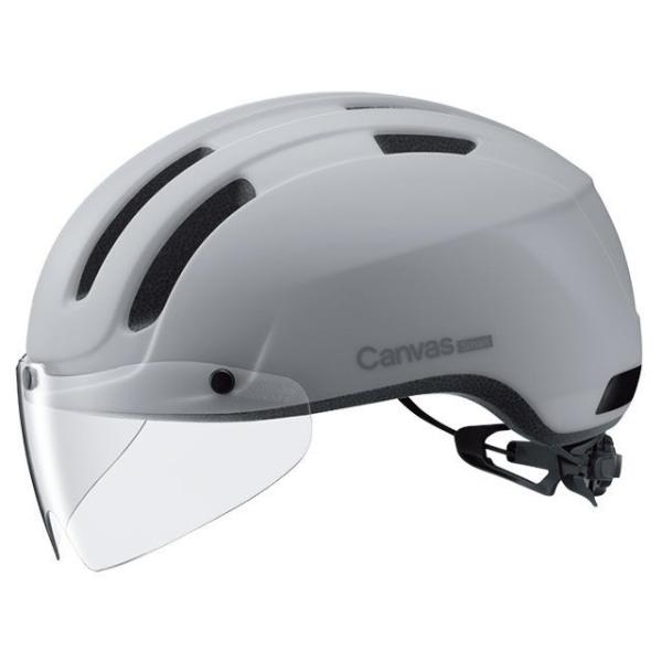 オージーケーカブト（自転車） ヘルメット CANVAS-SMART（マットライトグレー） OGK K...