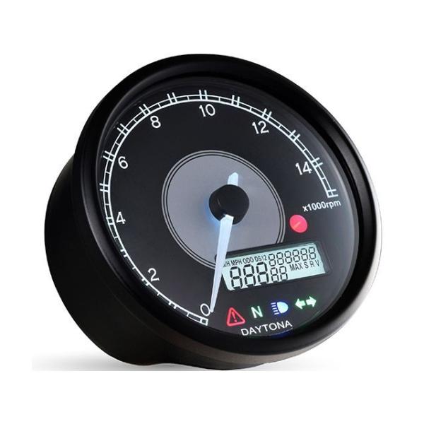 デイトナ VELONA 電気式タコ＆スピードメーター φ80 15000rpm DAYTONA