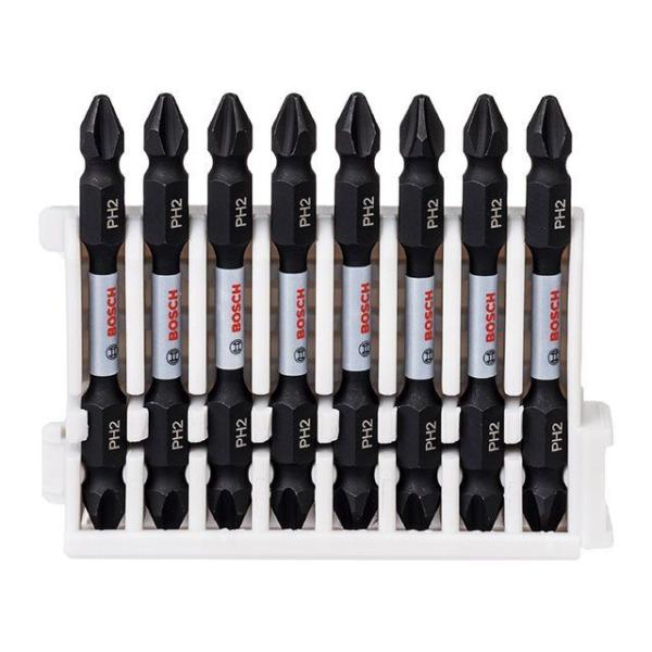 ボッシュ 2608522337 8本組 両頭インパクトコントロールスクリュードライバービットセット ...
