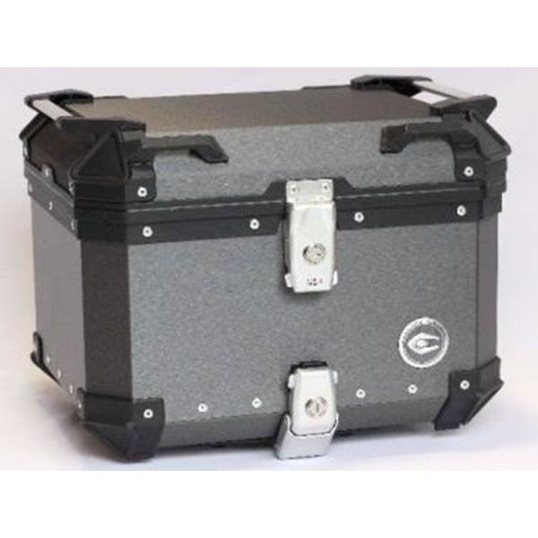 クーケース アルミトップケース 45L（ヘアラインダークグレー） COOCASE