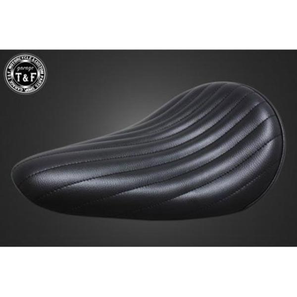 ガレージT&amp;F 汎用 BLソロシート バーチカル（ブラック）/バックアップタイプ（ロング） T&amp;F