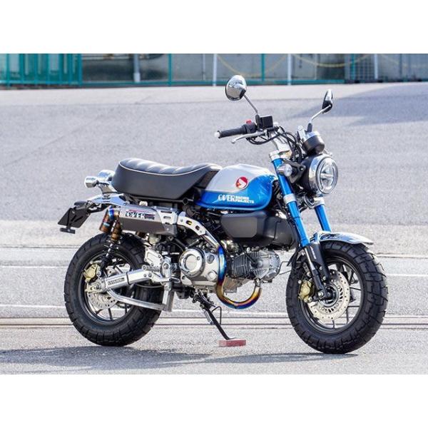 オーバーレーシング Monkey125 TT-Formula フルチタン アップマフラー OVER ...