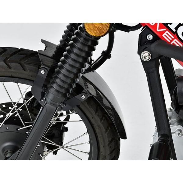 オーバーレーシング CT125 フロントダウンハーフフェンダー（カーボン） OVER RACING ...