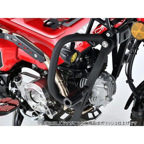 オーバーレーシング CT125 アルミ パイプガード（シルバー） OVER RACING バイク