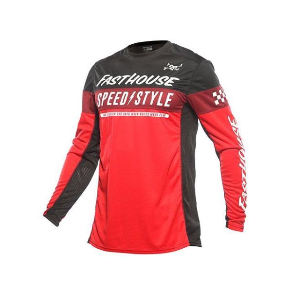 ファストハウス 2024-2025秋冬モデル グラインドハウス ジャージ アキン（レッド/ブラック）...