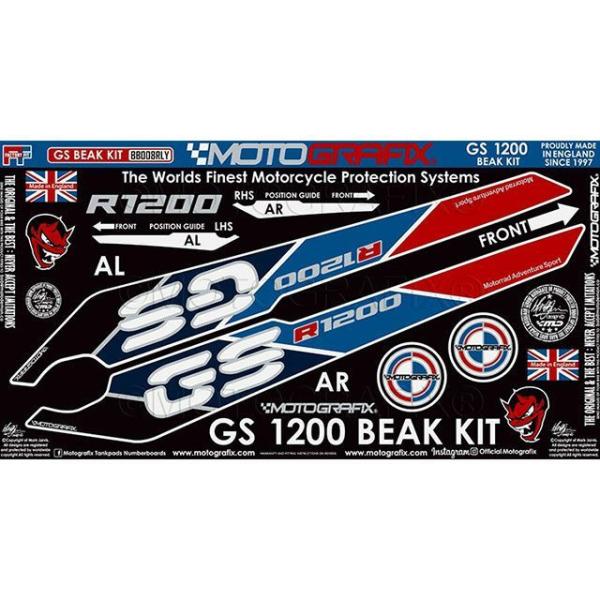 モトグラフィックス R1200GS Rallye Edition ボディパッド BEAK PROTE...
