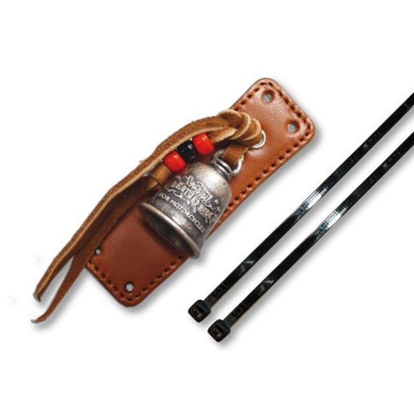 ラフテールレザーワークス ガーディアンベル＆レザーホルダー【01】（ベル：シルバー） ホルダー ライ...