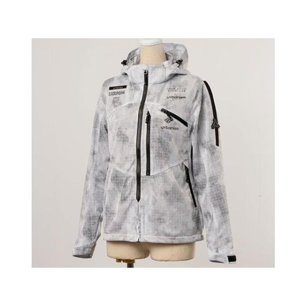 アーバニズム 2025春夏モデル UNJ138W フードメッシュジャケット（アイスカモ/ラインブラッ...