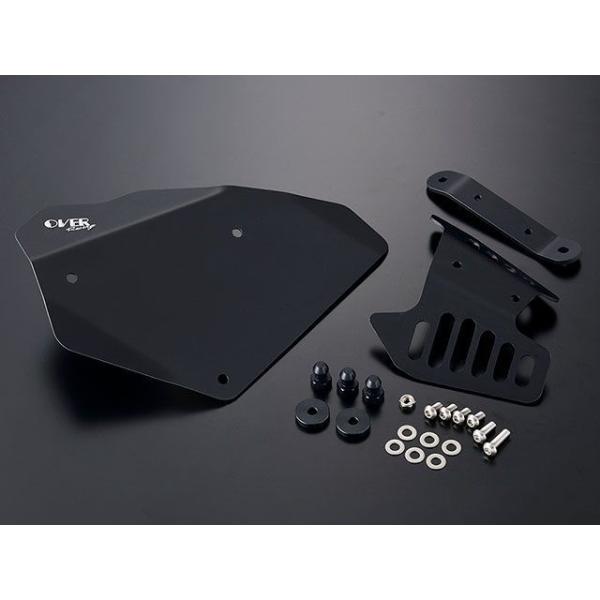 オーバーレーシング Monkey125 サイドカバー Type2 L（ブラック） OVER RACI...