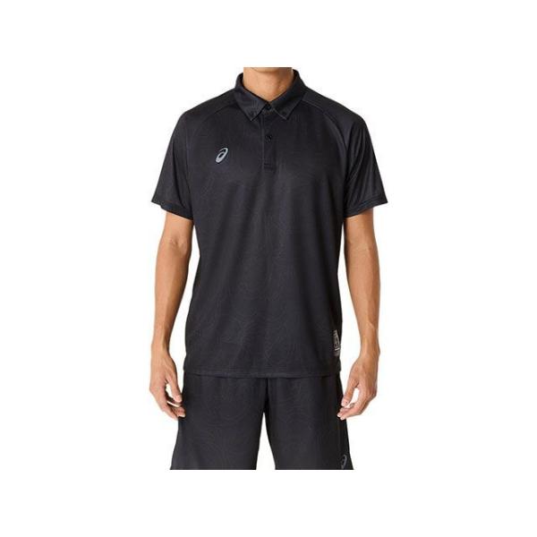 アシックス 2031E992 ドライグラフィックボタンダウンポロシャツ（PERFORMANCE BL...