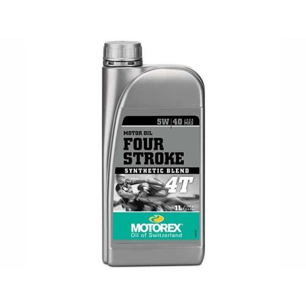 モトレックス バイク用 エンジンオイル 4サイクル 5W-40 部分合成油 FOUR STROKE ...