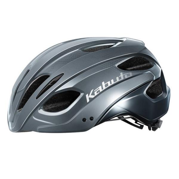 オージーケーカブト（自転車） ヘルメット REZZA-3（ダークグレー） サイズ S/M（55-58...