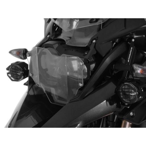 正規品／ツアラテック R1200GS ヘッドライトプロテクター（クリア）クイックリリース版 LED灯...