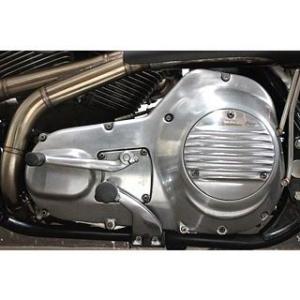 フォーク B/T ダービーカバー 3穴 フィン ビッグツイン（〜98） カラー ポリッシュ FORK