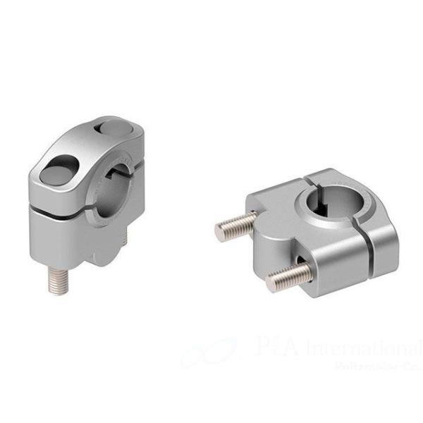 ヘプコ＆ベッカー ハンドルバーライザー 25mm（シルバー） HEPCO＆BECKER