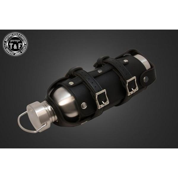 ガレージT&amp;F ガソリンボトルホルダー＆ポータブルガソリン缶SET（ブラック） T&amp;F