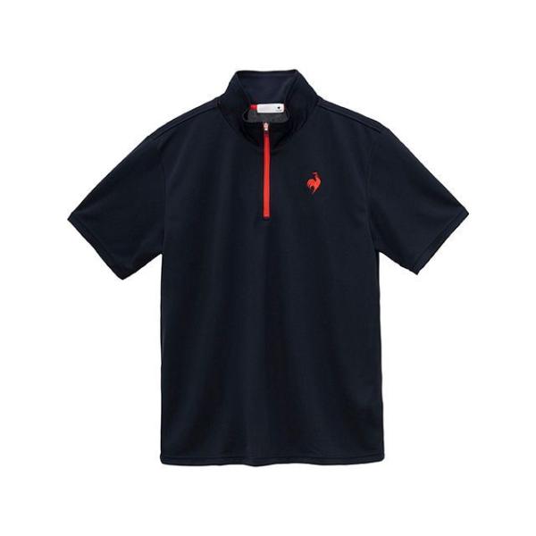 ルコック エコペットハーフジップシャツ（ネイビー） サイズ M le coq sportif