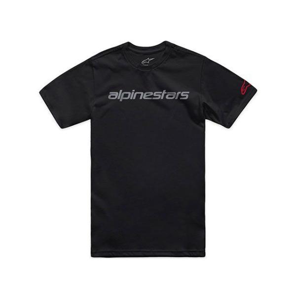 アルパインスターズ Tシャツ リニアー ワードマーク 2.0（ブラック/グリーン/レッド） サイズ ...