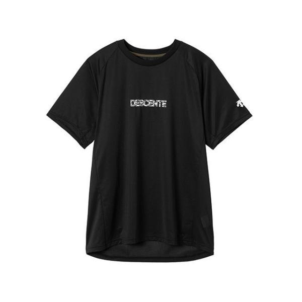 デサント DV5FHT01U 半袖バレーボールシャツ（ブラック） サイズ L DESCENTE