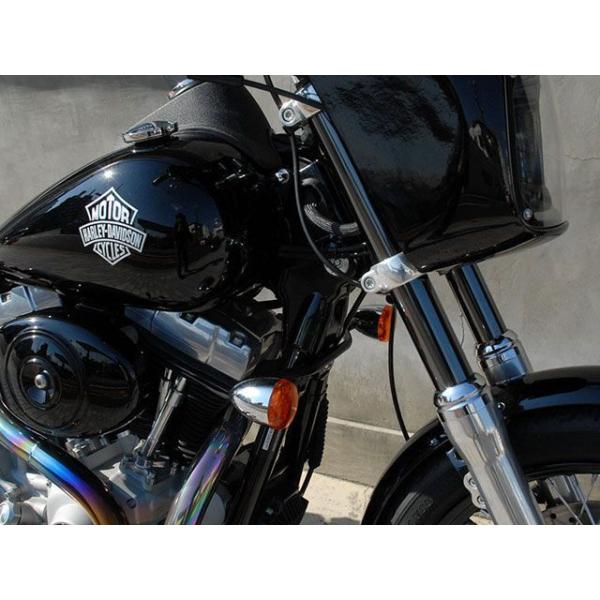 トランプ DYNA HDターンシグナルブラケット DYNA 98〜05年用 カラー Black Tr...