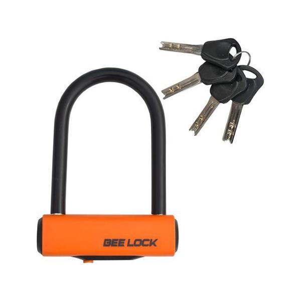 リード工業 LU-208A アルミシャックルロック（オレンジ） LEAD