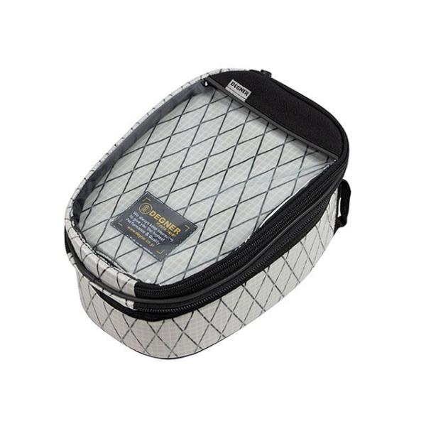 デグナー NB-207 マグネット式タンクバッグ（ホワイト） DEGNER